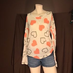 RUE 21 - HEART LONG SLEEVE